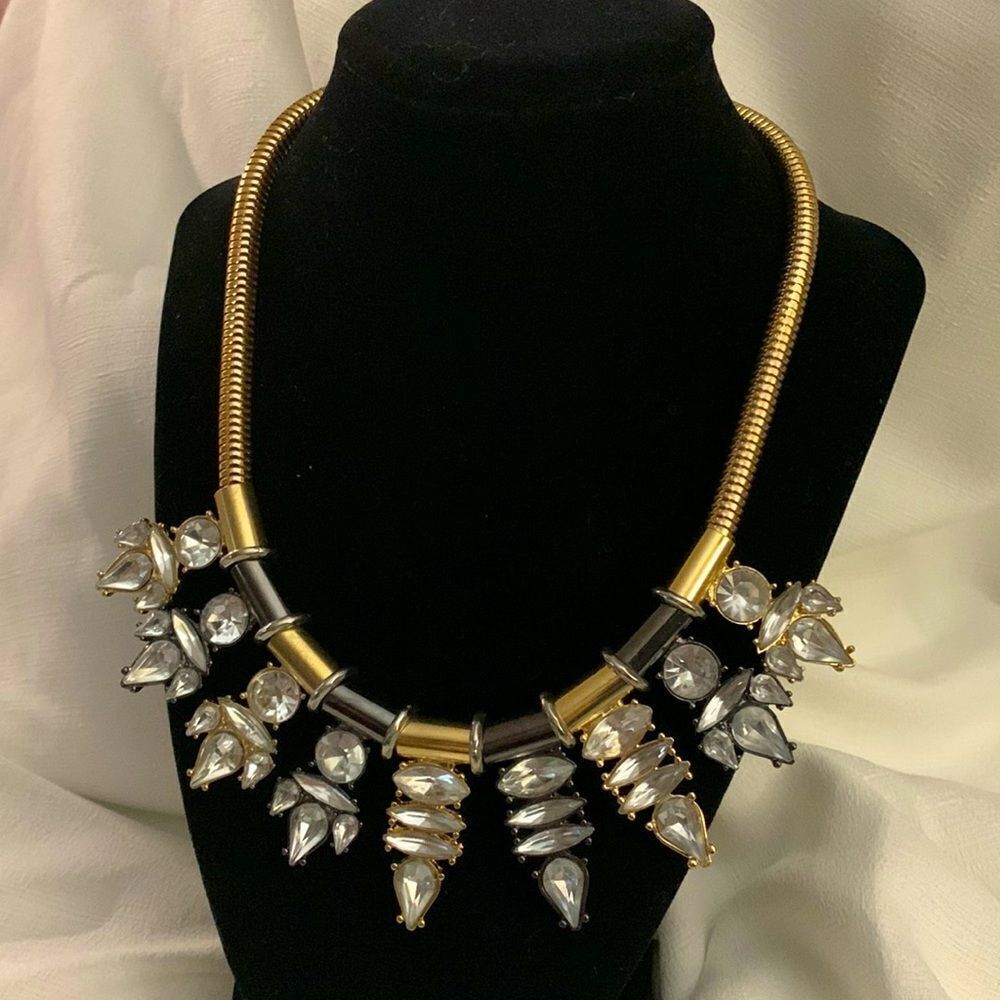 Vintage Chain Link Statement necklace‎